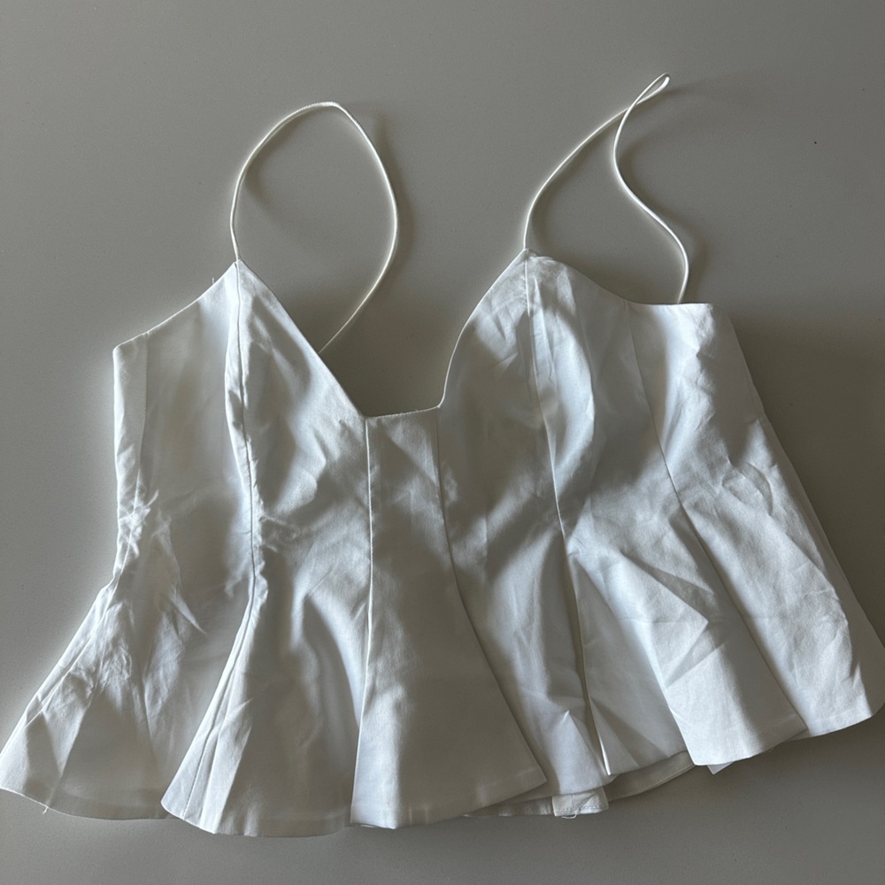 Zara Peplum Top Never Worn